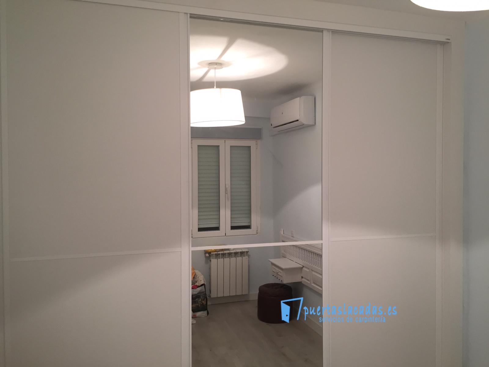 Armario corredera de tres carriles - puertaslacadas.es